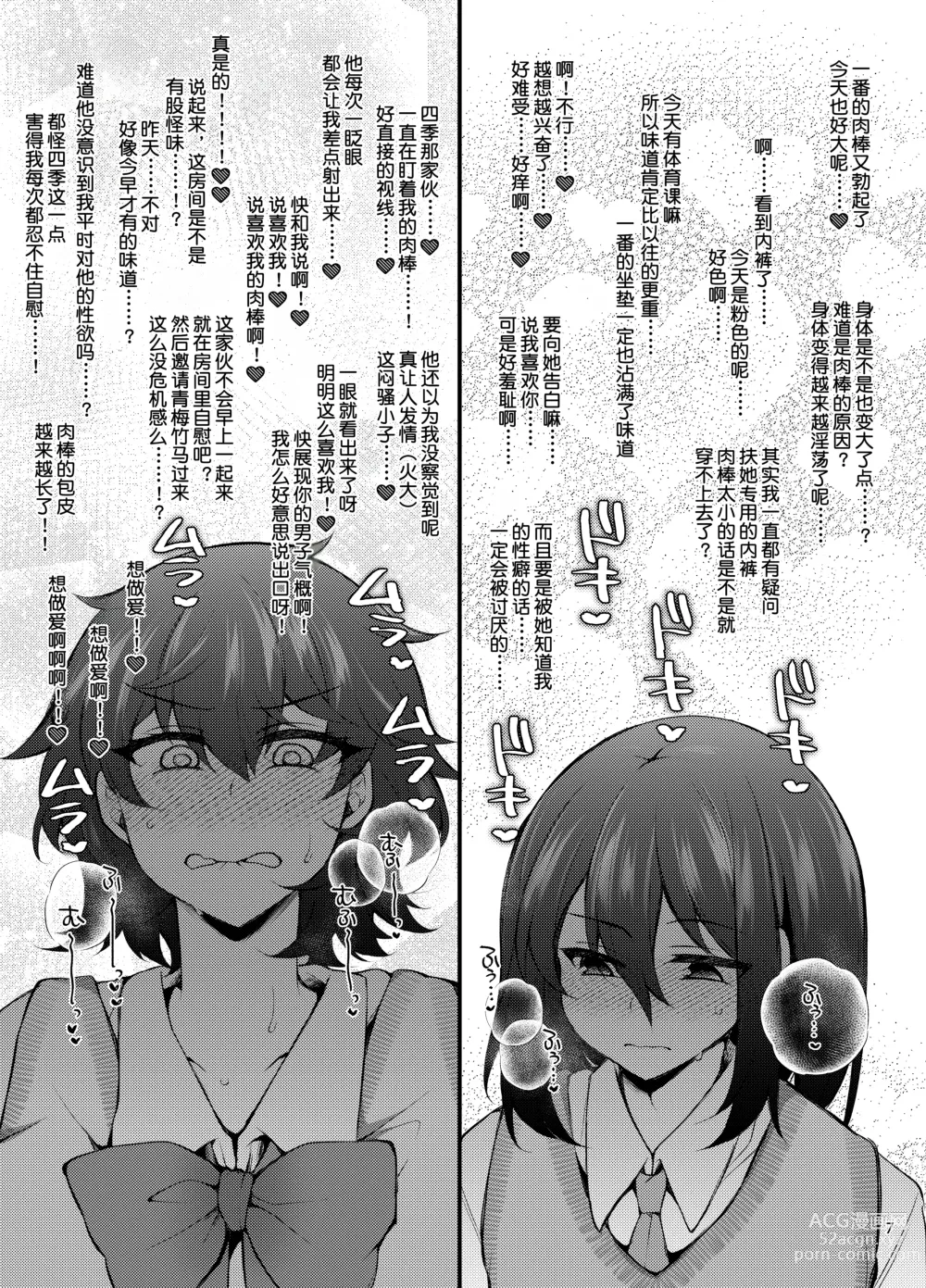 Page 6 of doujinshi 『おとこのこになりたいな』×３回～ふたなり幼馴染の逆ア〇ルプロポーズ～