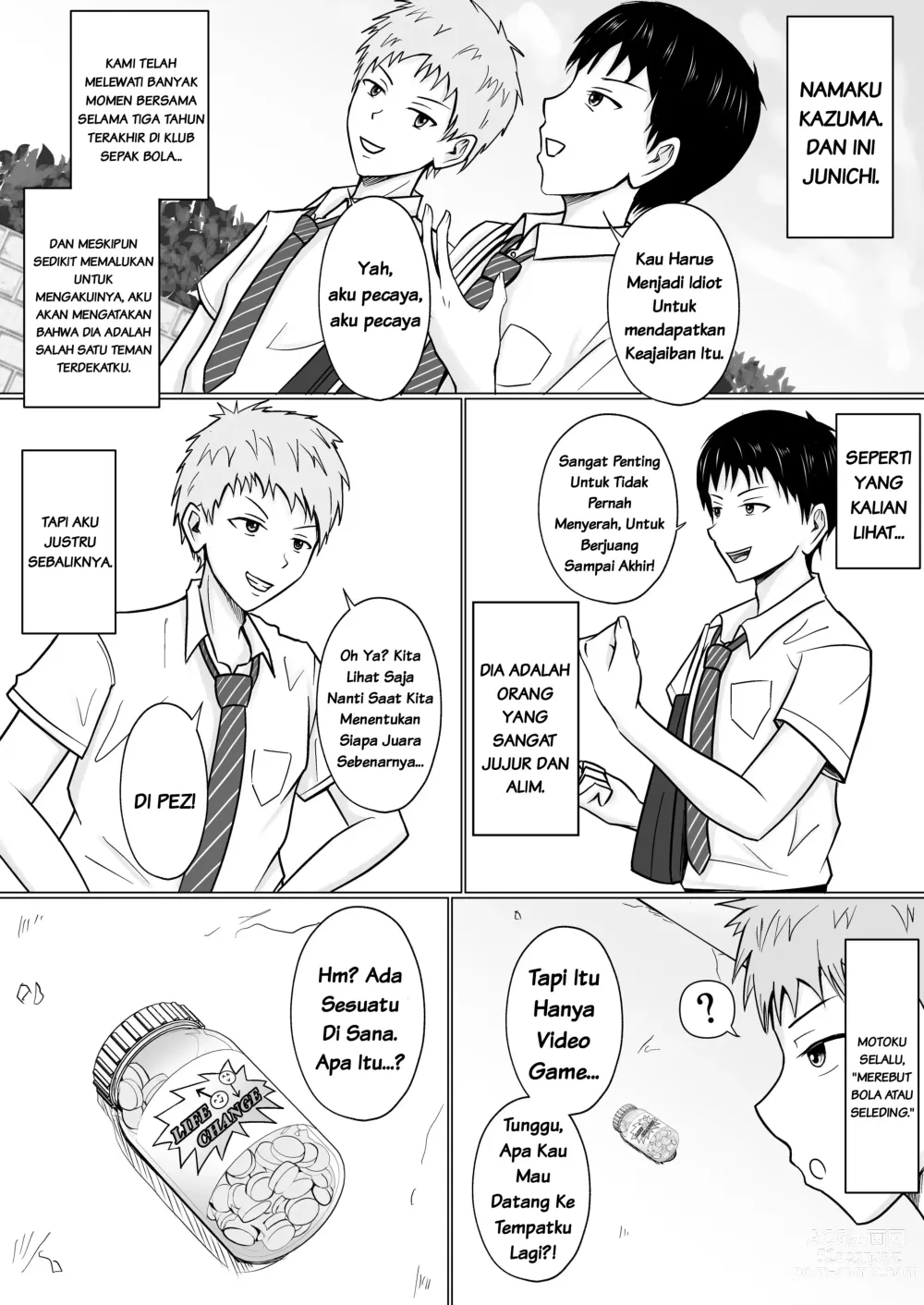 Page 4 of doujinshi Aku Merasuki Ibu Temanku, Yang Membenciku.