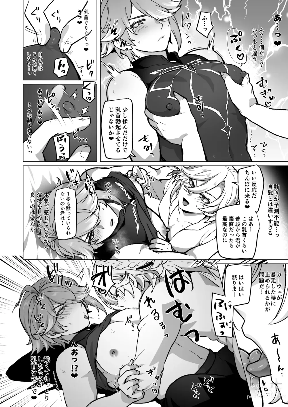 Page 7 of doujinshi Doukyonin ni Yachin no Kawari ni Chinpo o Teikyou Shite Morattara Hamacchatta Hanashi