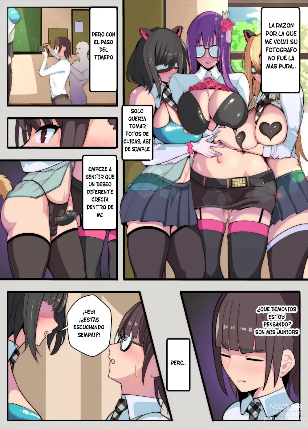 Page 3 of doujinshi Como yo el fotografo termine usando cosplays