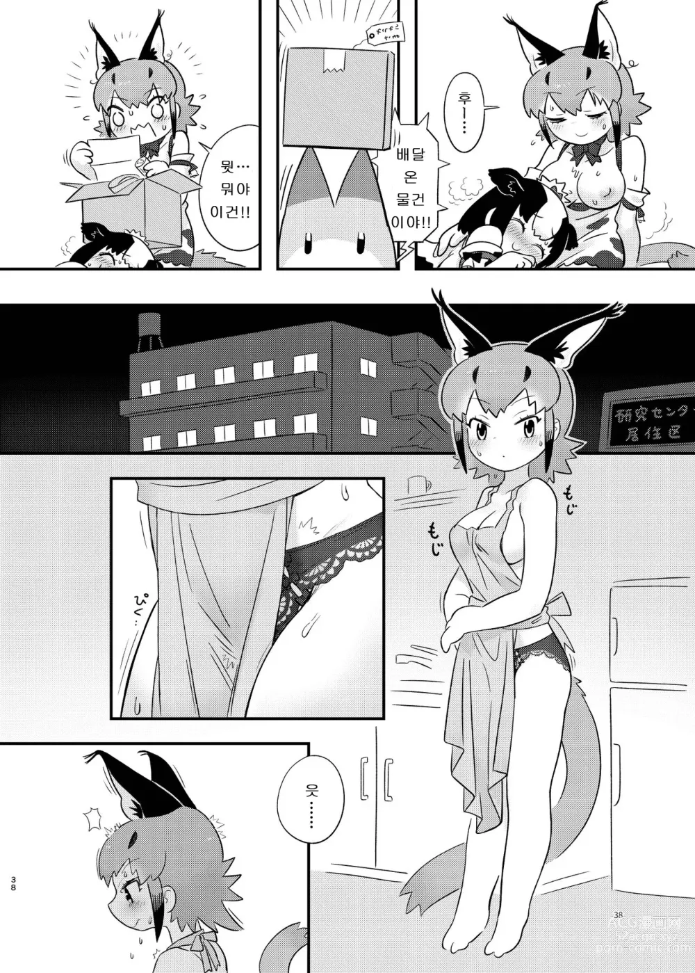 Page 36 of doujinshi 뭔데에~! 카라칼 마마 합동