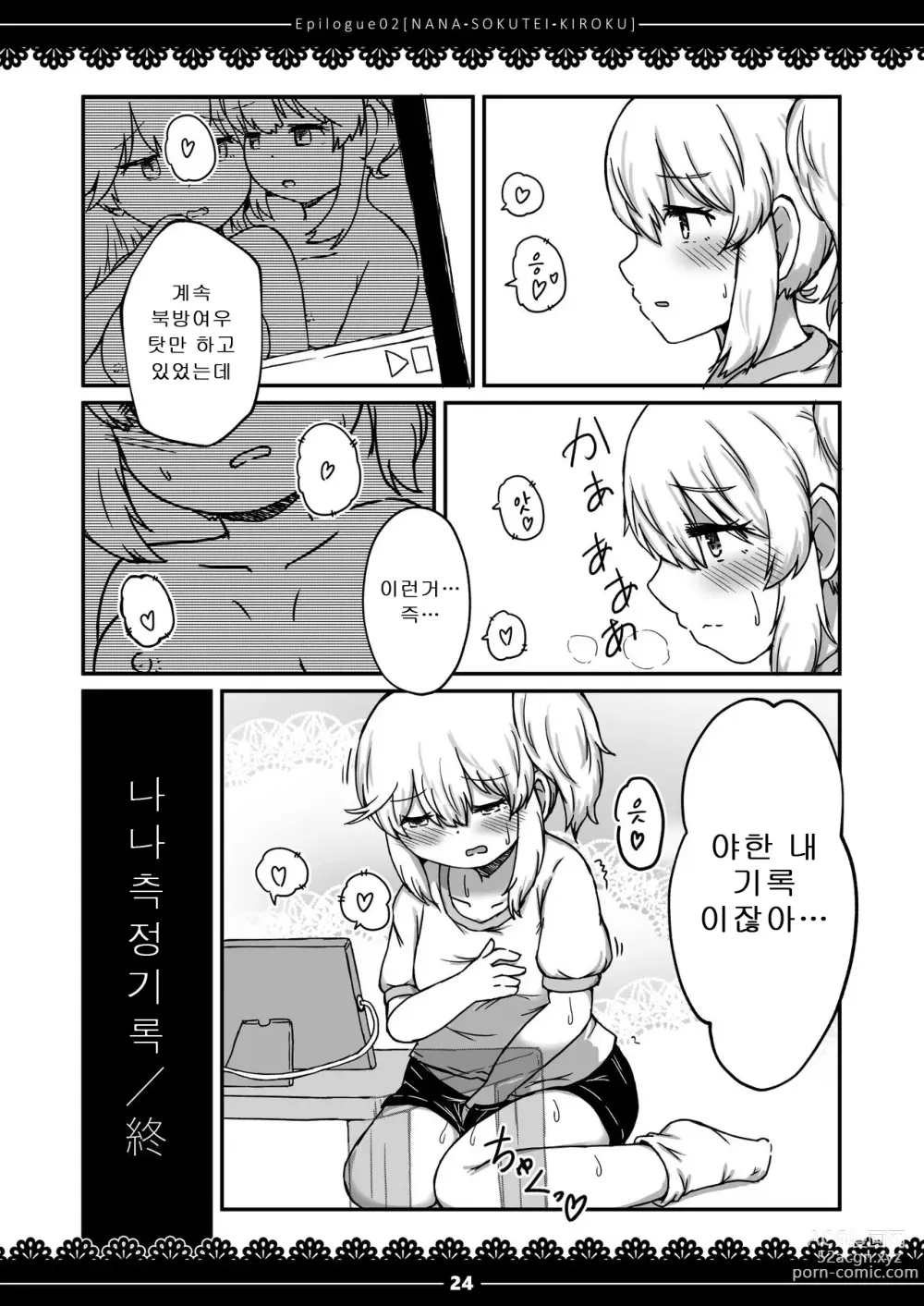 Page 23 of doujinshi XX 측정 기록