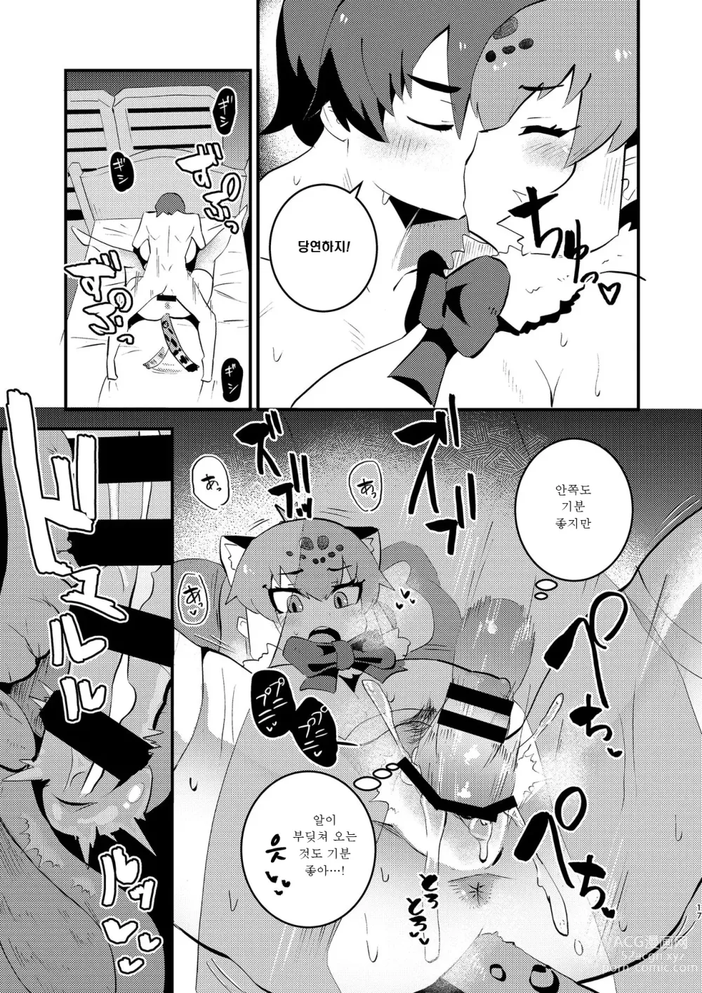 Page 17 of doujinshi Jaguar-san to Naisho Ecchi