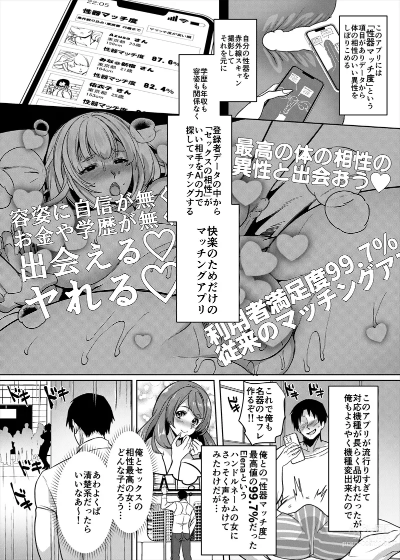 Page 3 of doujinshi 性器マッチングアプリで出会った体の相性だけは最高の女