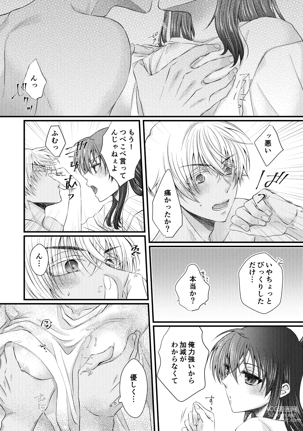 Page 19 of doujinshi Bokura wa Aoi Natsu no Naka