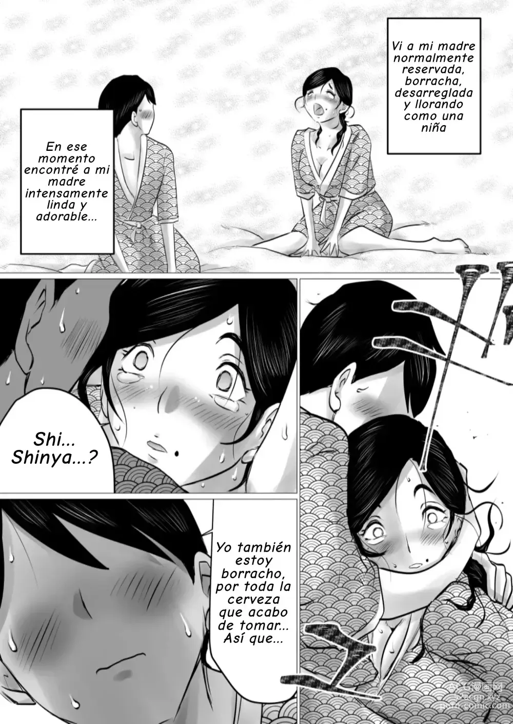 Page 16 of doujinshi Jukubo to Futari de, Onsen Ryokou. ~Oyakoukou Suru Tsumori ga, Kaa-san no Karada ga Ero Sugita node...~