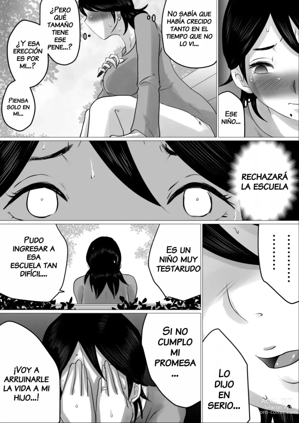 Page 8 of doujinshi Madre a la que le pidieron sexo como regalo por aprobar el examen