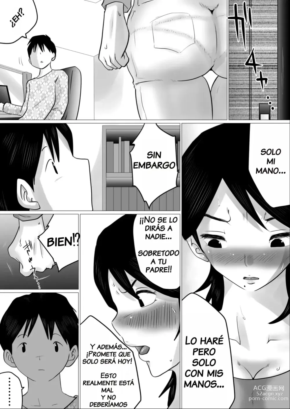 Page 10 of doujinshi Madre a la que le pidieron sexo como regalo por aprobar el examen