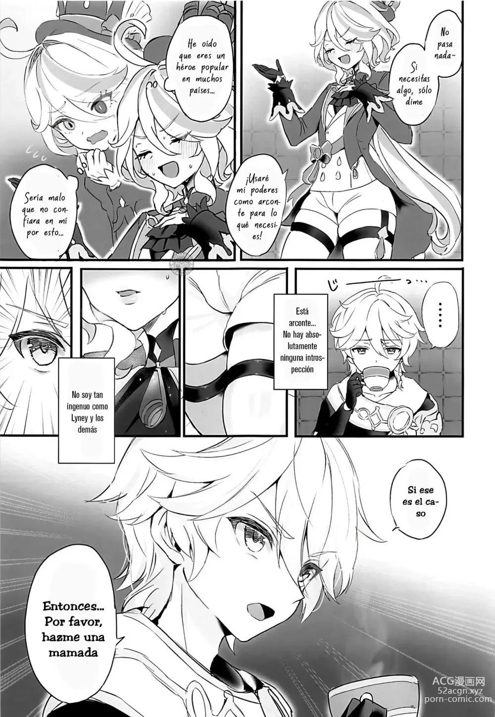 Page 4 of doujinshi Kimi no Guroshi de Kanpai - Cheers with her glass