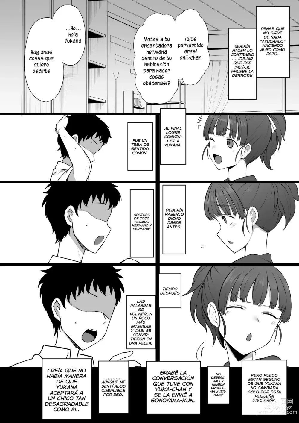 Page 22 of doujinshi Yarichin kara Imouto to Osananajimi no Honnou Mukidashi na Shashin o Katte Shikoru Hon