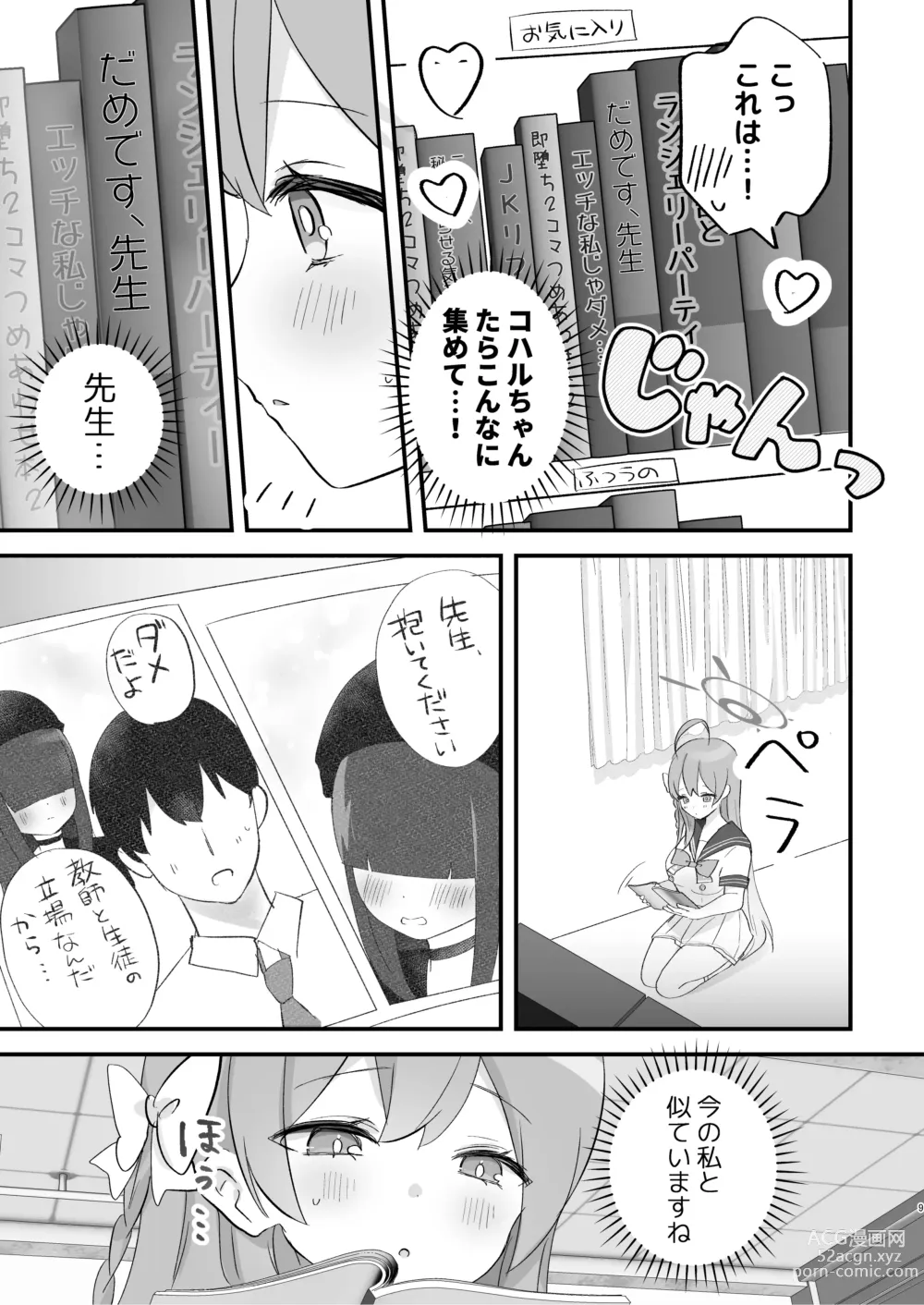 Page 8 of doujinshi Hoshuujugyou, Shimasennka?