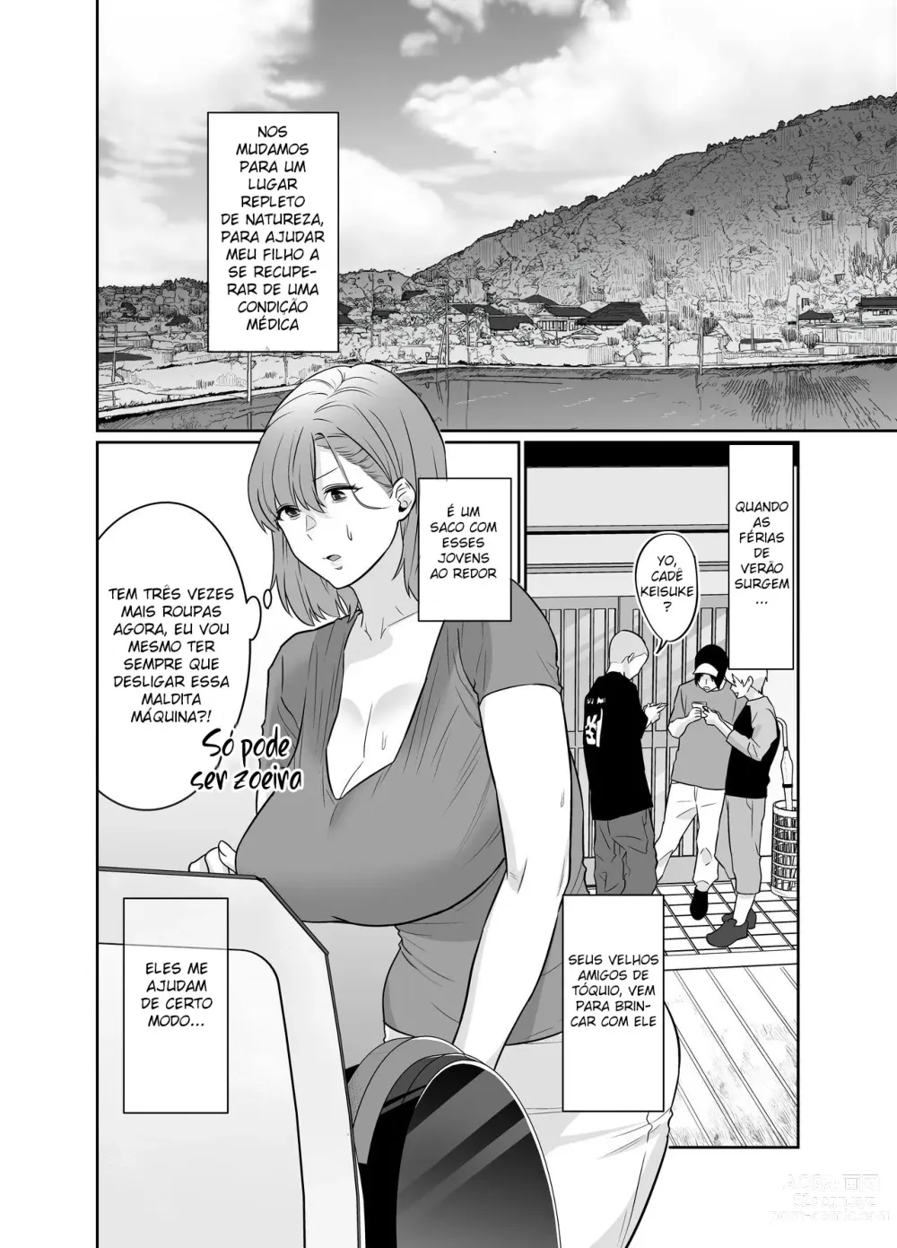 Page 4 of doujinshi Rural, Summer. Hot Sweet Sex with My Friend's Mom