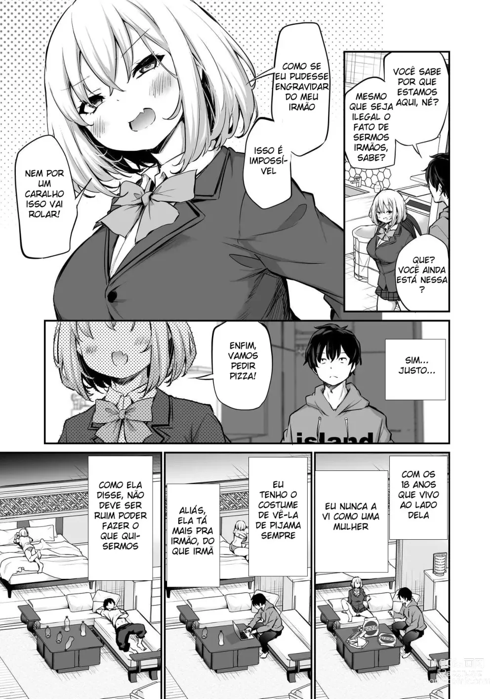 Page 6 of doujinshi You Must Breed Your Sister To Leave This Island + Omake