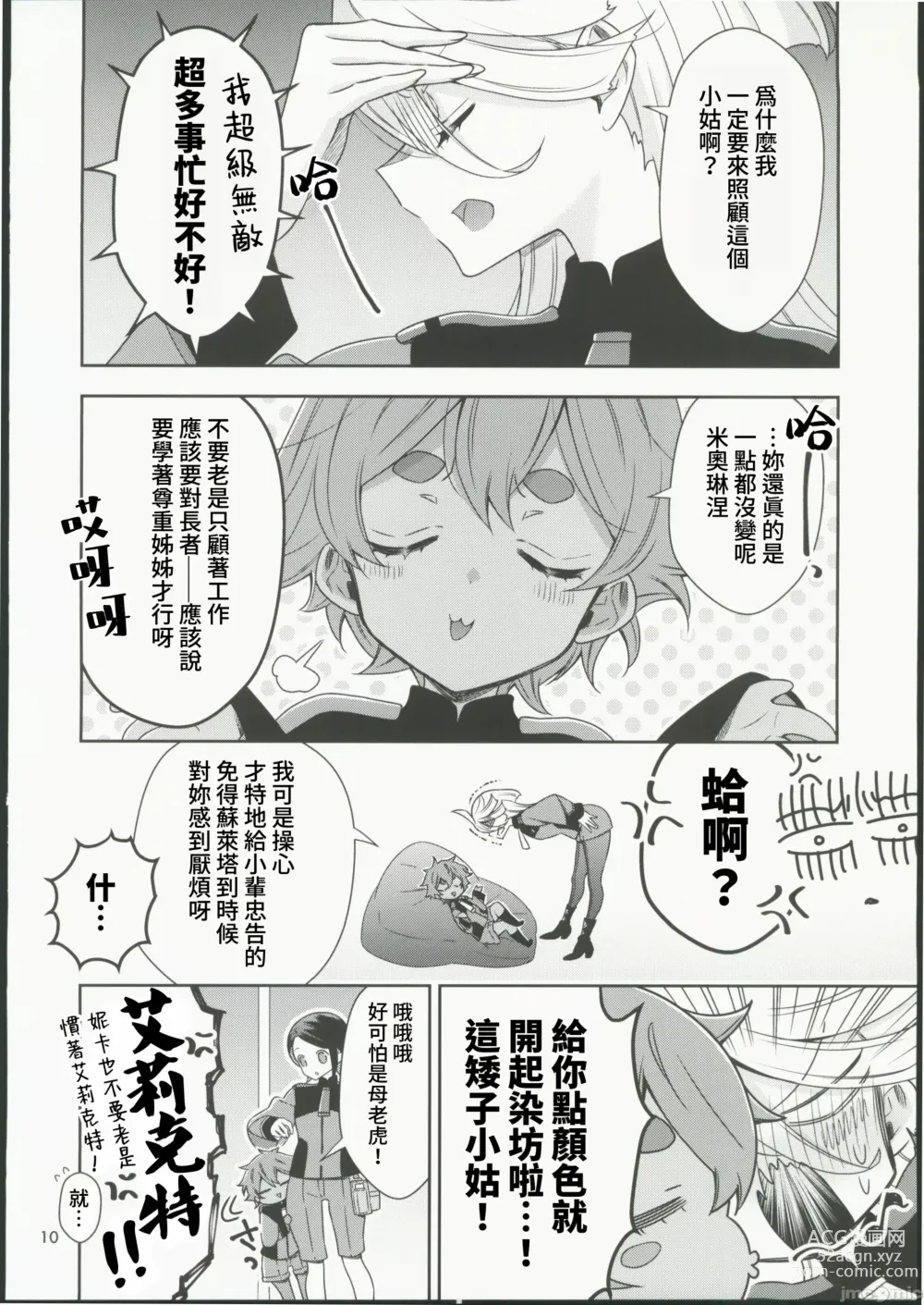 Page 8 of doujinshi Shiawase na Hibi -if-