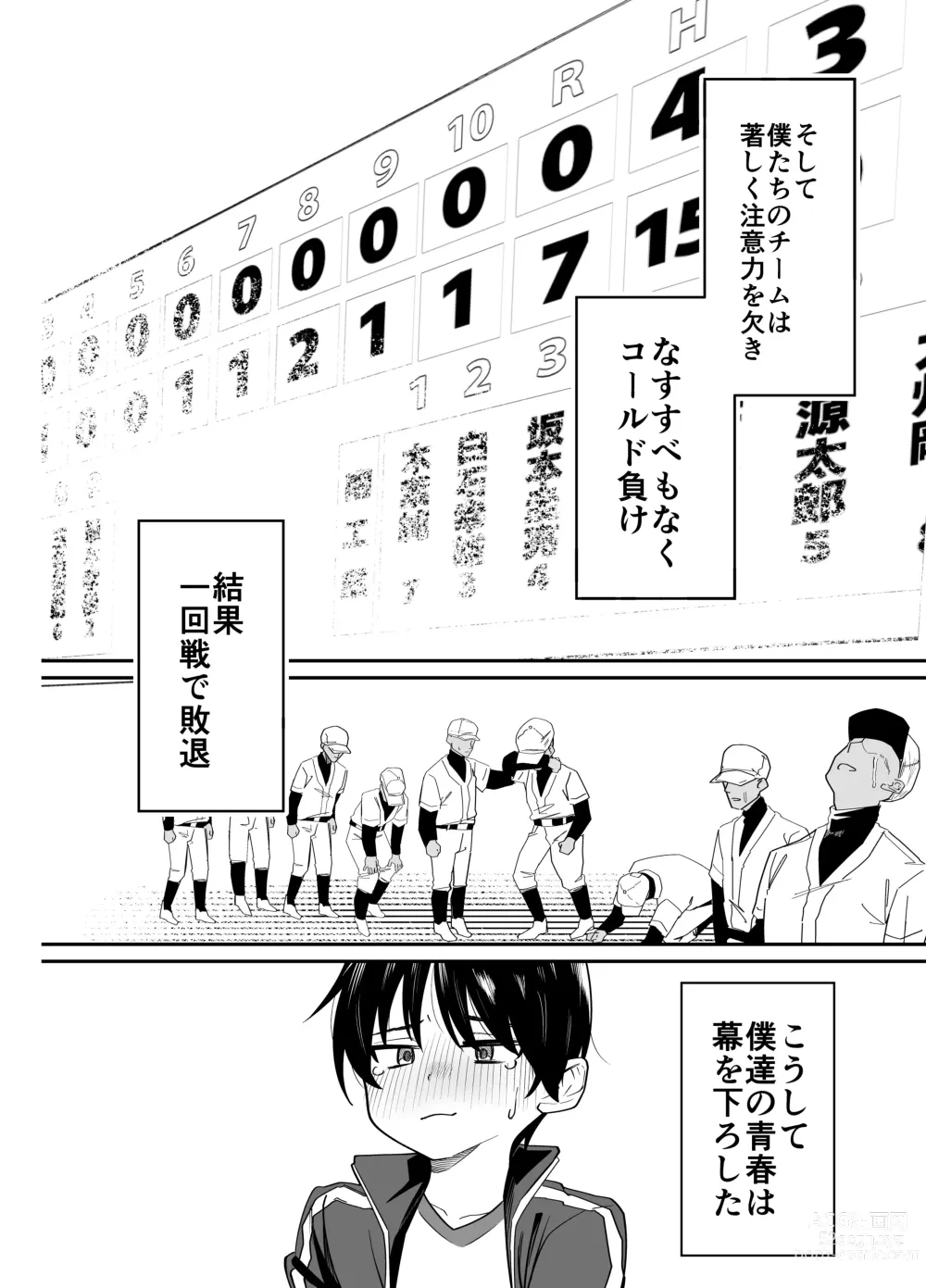 Page 44 of doujinshi Yakyuubu Senyou Seishori Manager