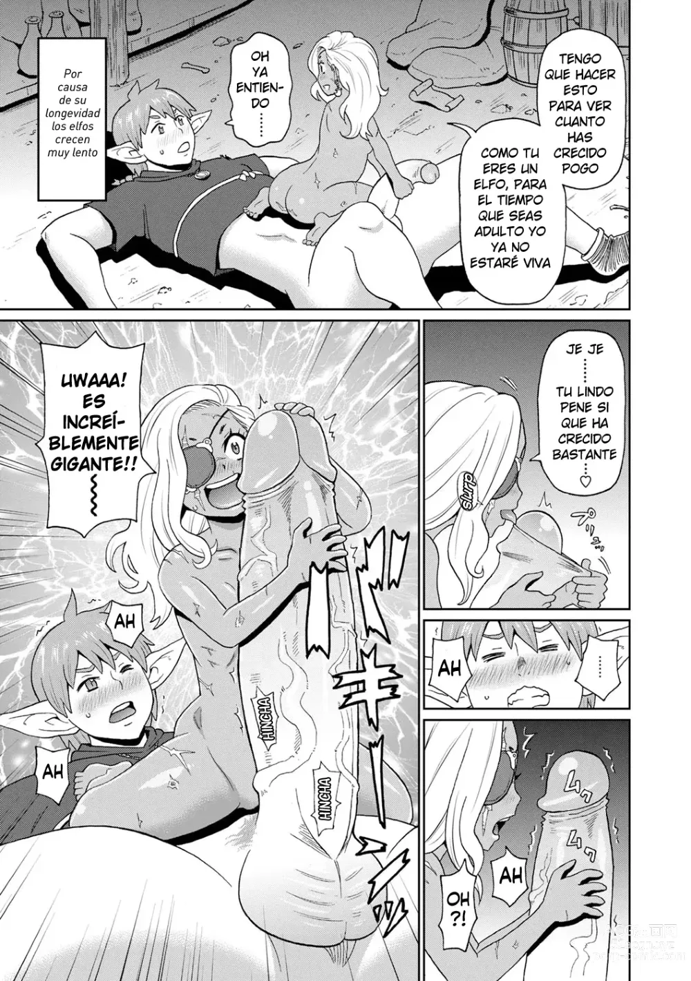 Page 13 of manga Mi viaje con una guerrera veterana - Cap.4 (decensored)