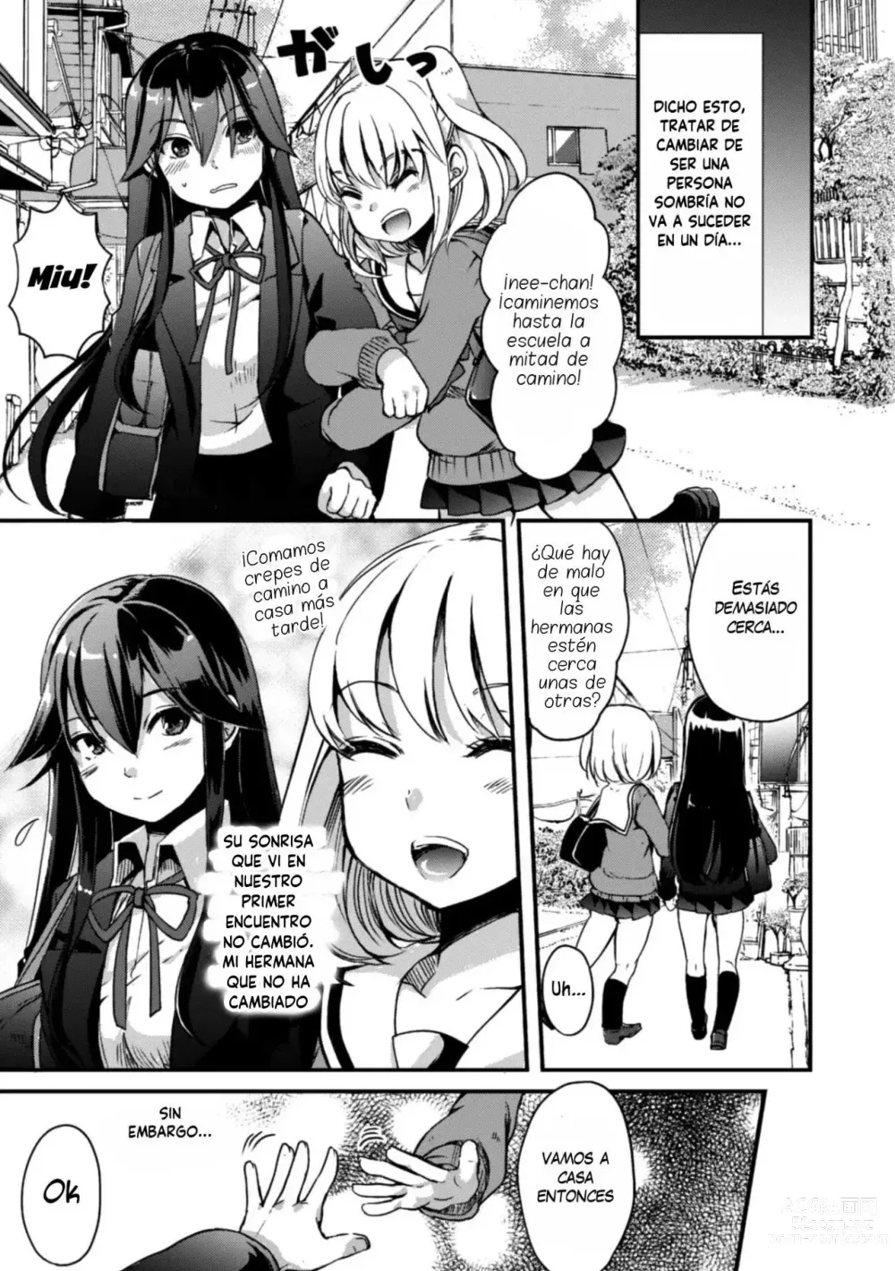 Page 29 of manga My little sister is the sun.