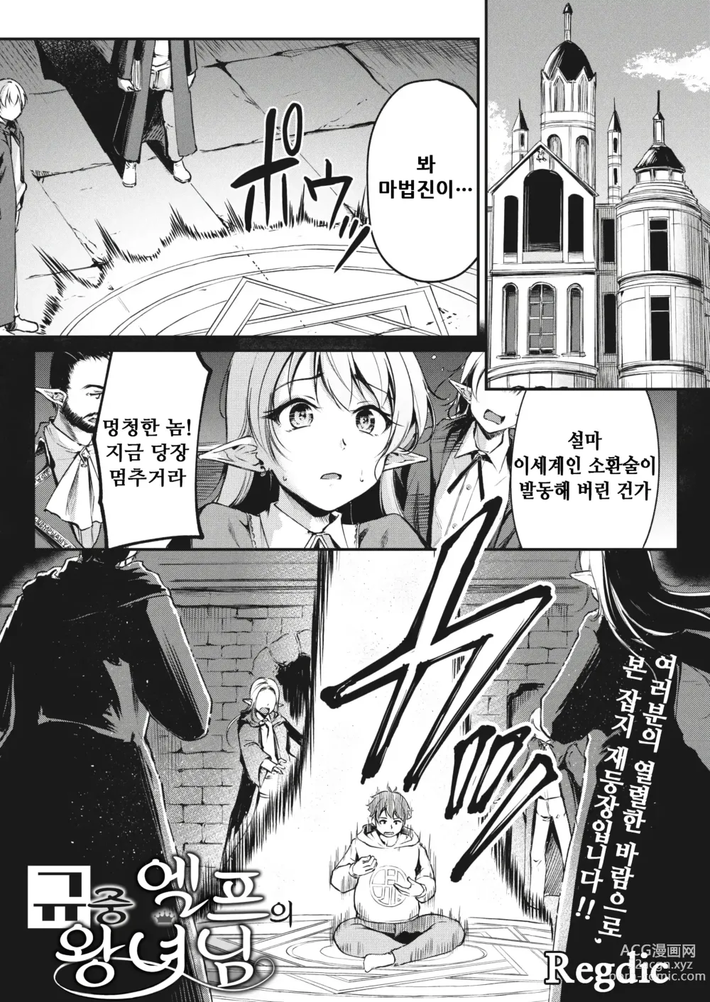 Page 1 of manga 규중 엘프의 왕녀님