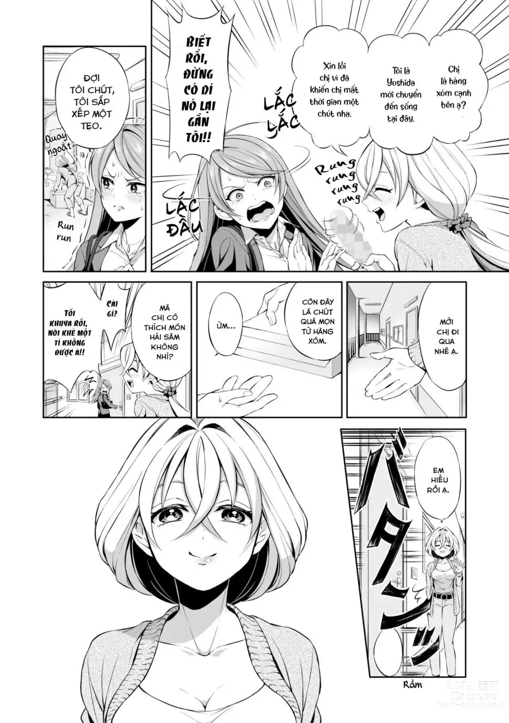 Page 4 of doujinshi Ryoujoku Shokushu no Bathroom ~Ayashige na Otonari-san ni Moratta no wa Shokushu deshita~