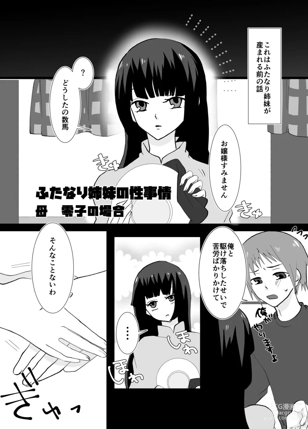 Page 37 of doujinshi Futanari Shimai no Seijijou