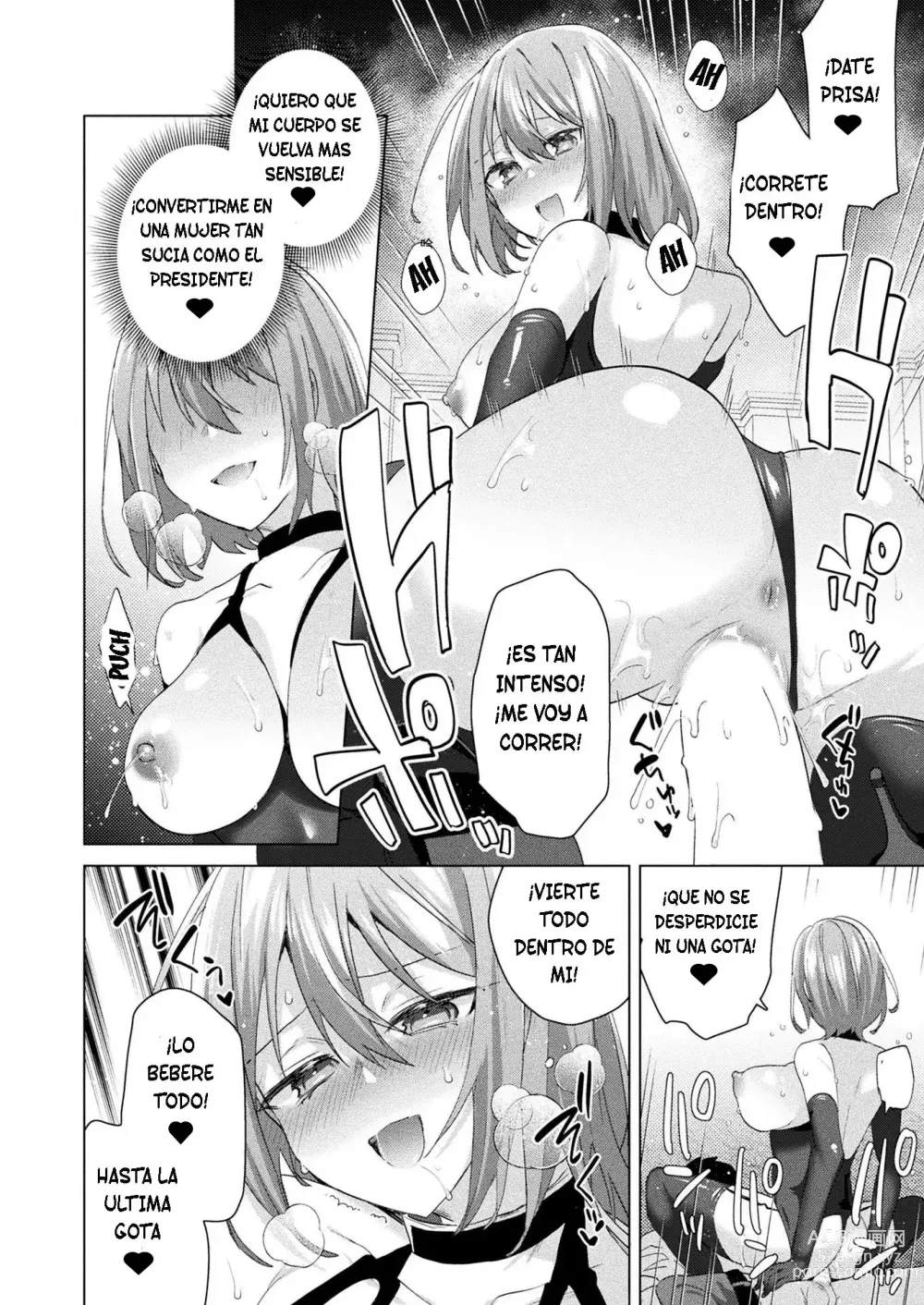 Page 10 of manga TS President Ch. 4