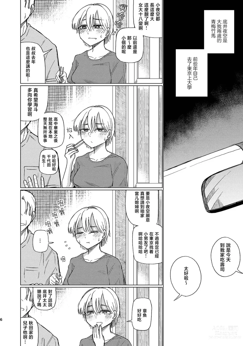 Page 6 of doujinshi Yuudachi mitai ni yukanaide