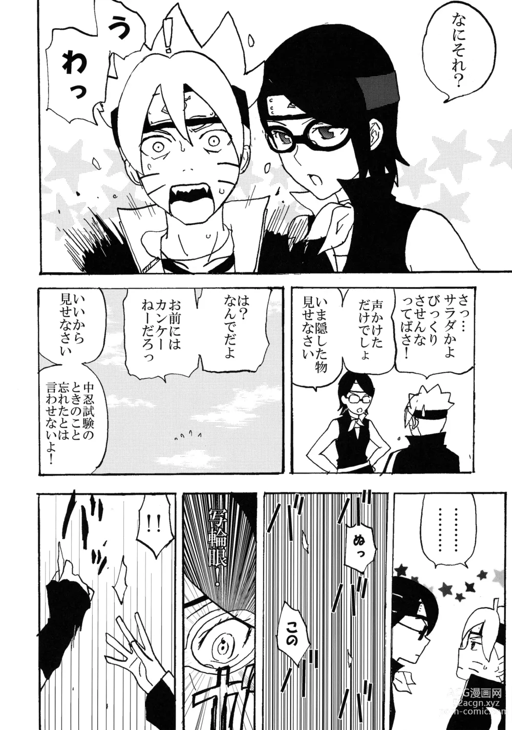 Page 3 of doujinshi Baka to Boruto to Shannaro