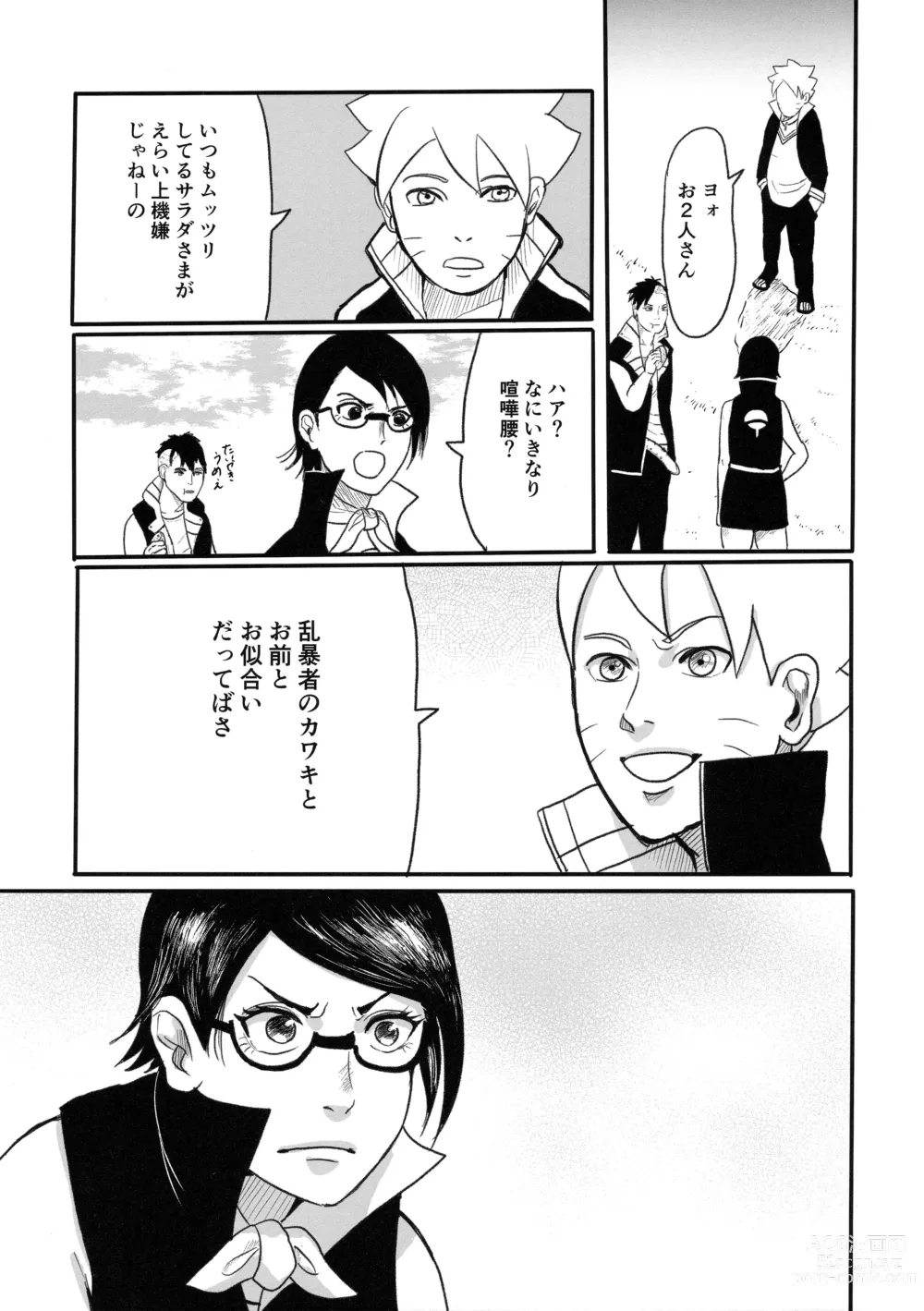 Page 22 of doujinshi Baka to Boruto to Shannaro