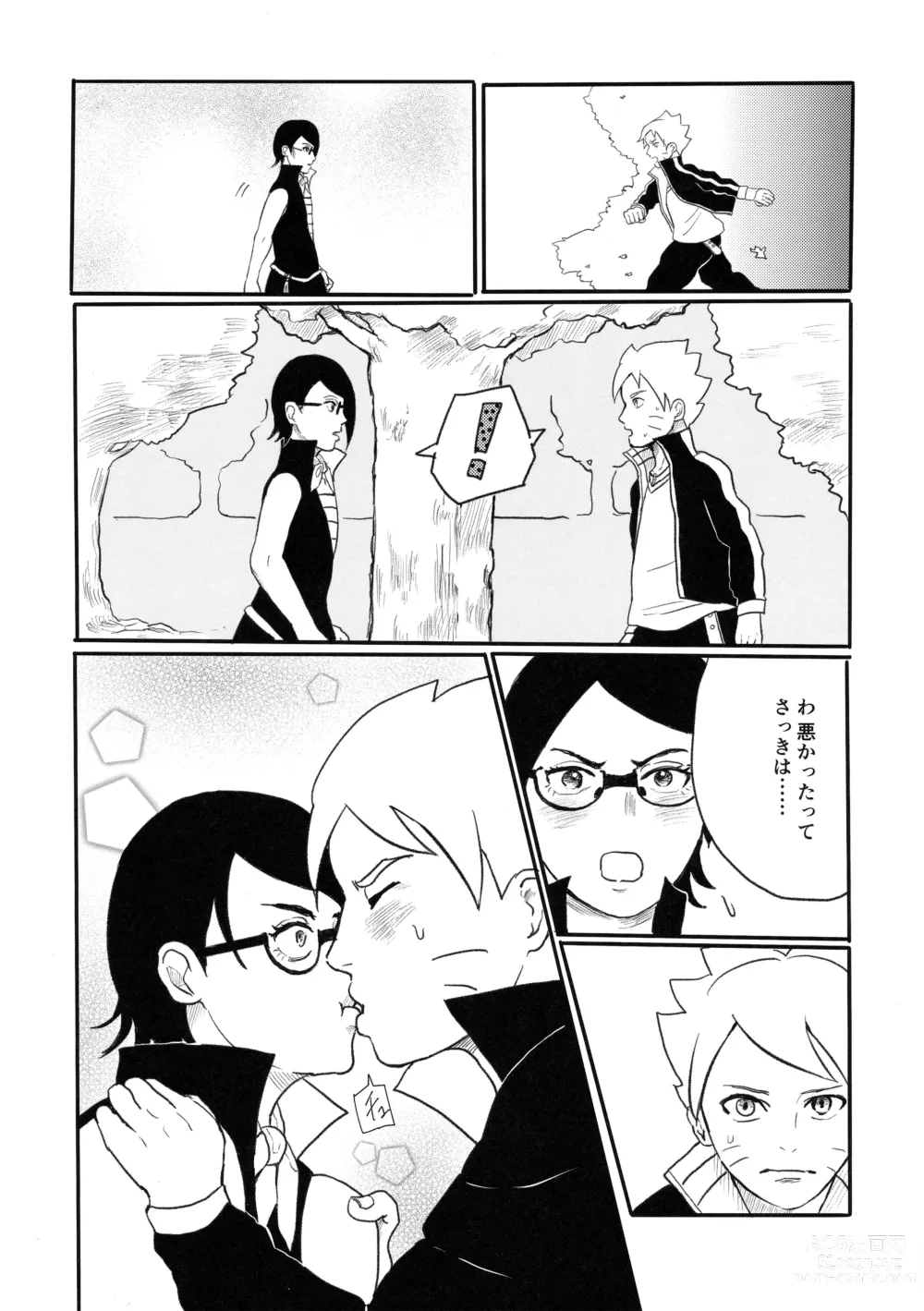 Page 27 of doujinshi Baka to Boruto to Shannaro