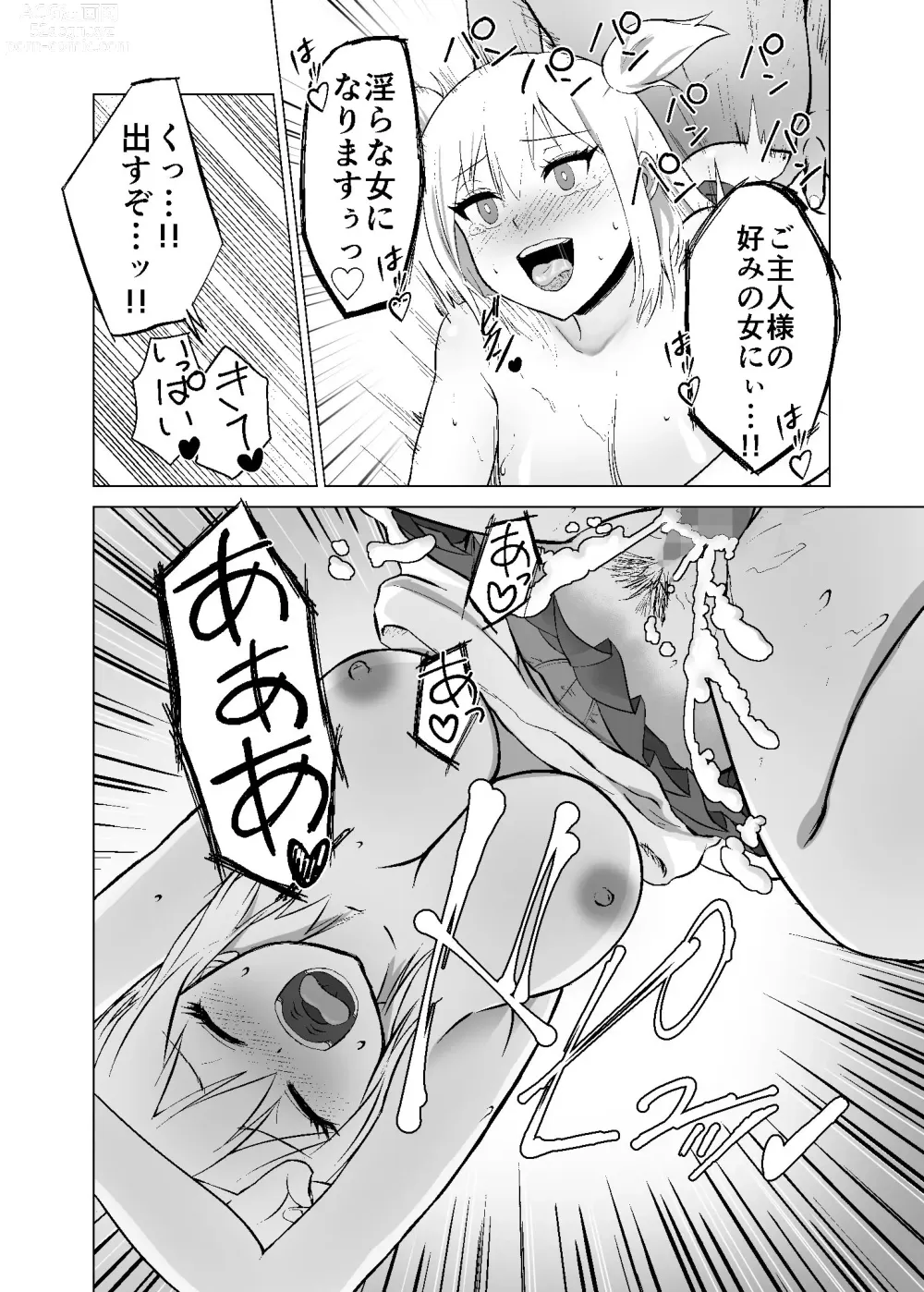 Page 28 of doujinshi Omoi Gakezu GET Shita Onnanoko ga Mesu Ochi shite Juujun ni Natteiku.