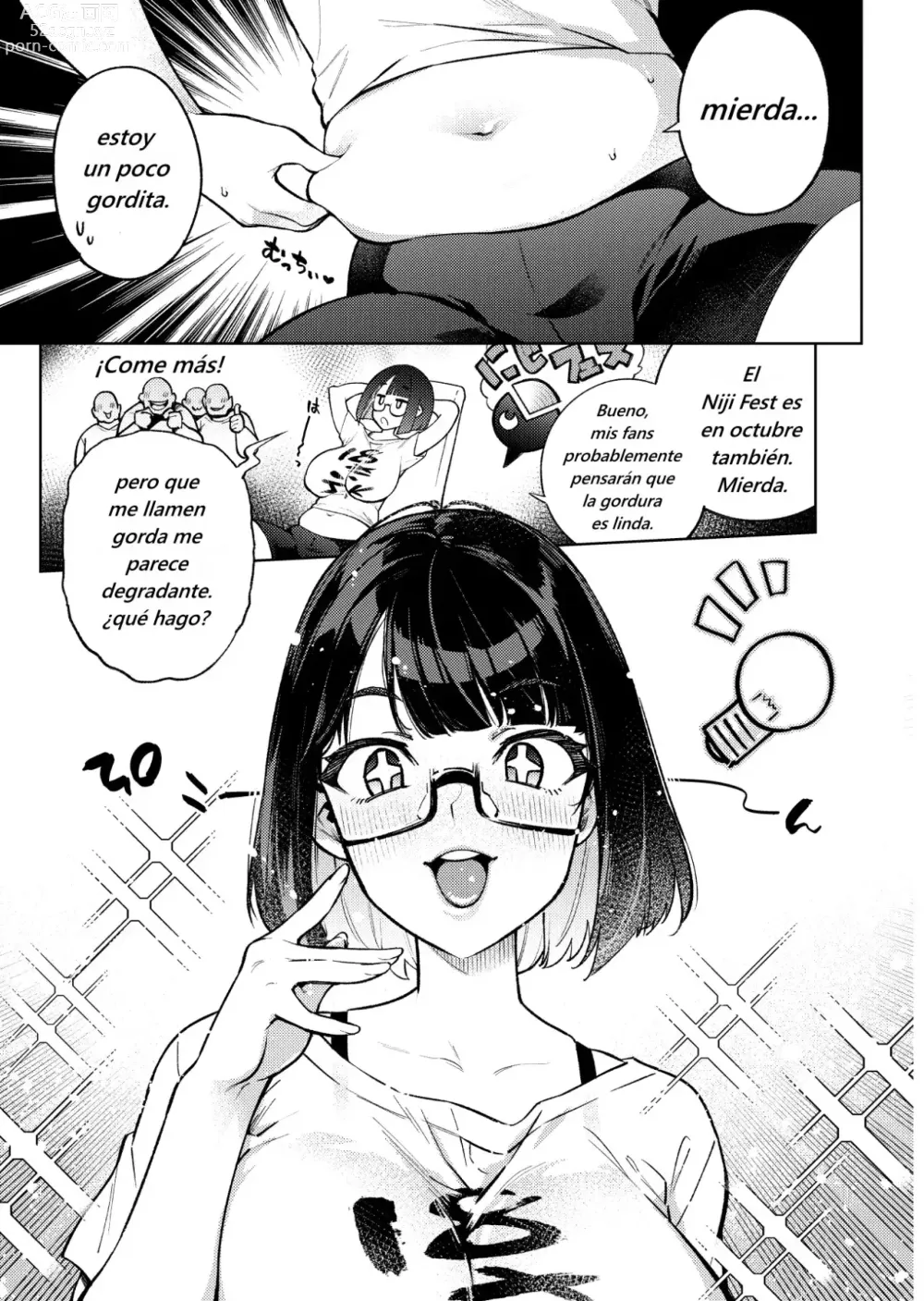 Page 4 of doujinshi Muchimuchi JK to SEX Diet, Suru?