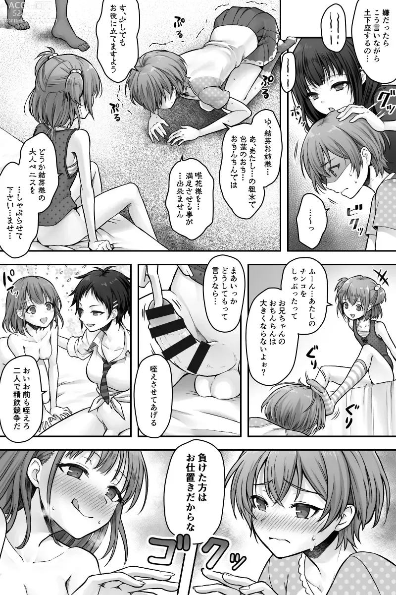 Page 19 of doujinshi Futanari Chinpo-sama ni Kanraku Shita Kanojo to Mesu Ochi Shita Boku no Monogatari