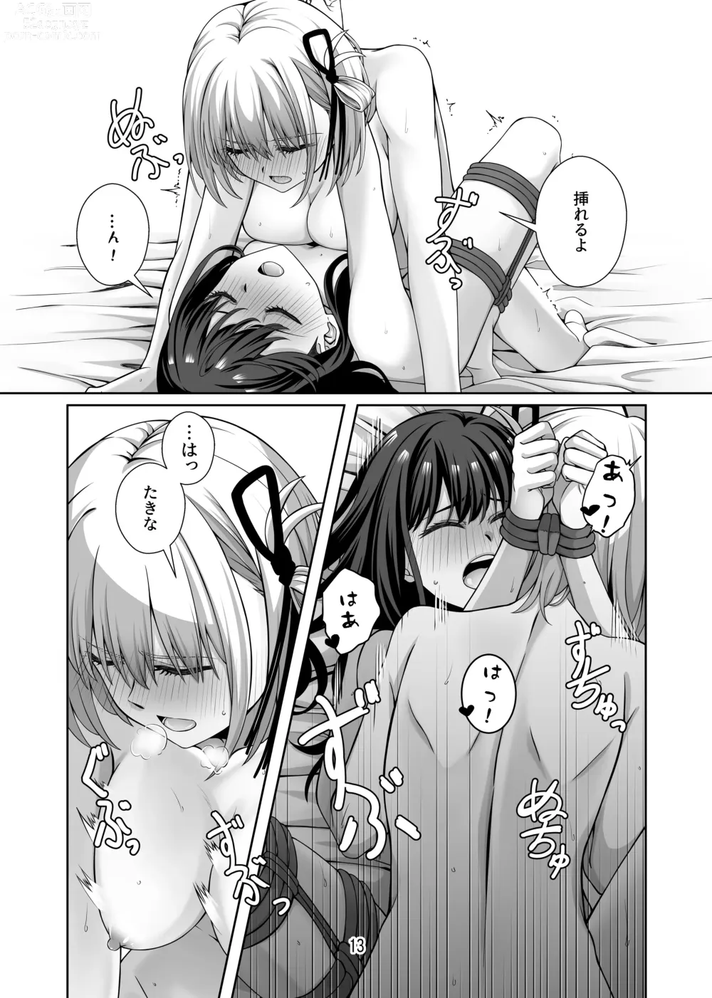 Page 14 of doujinshi Shibari Play o Yaritaitte  Itta no Omae darou!