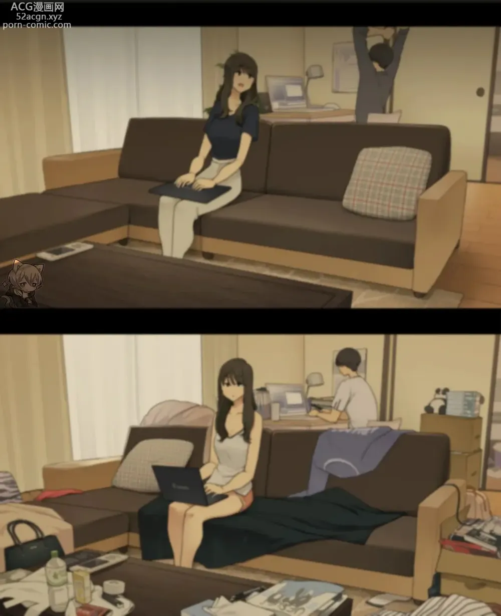 Page 12 of doujinshi A Day in the Life of a Couple: Their First Month Living Together vs. One Year Later