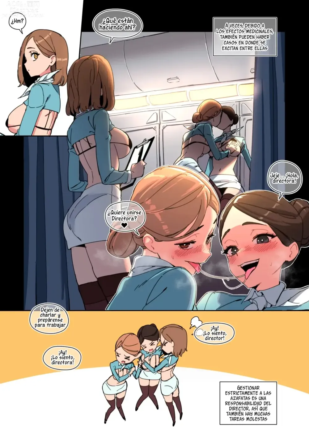 Page 4 of doujinshi Guia de usuario de azafatas de vuelo - Clase Diamante de HanLove Airlines