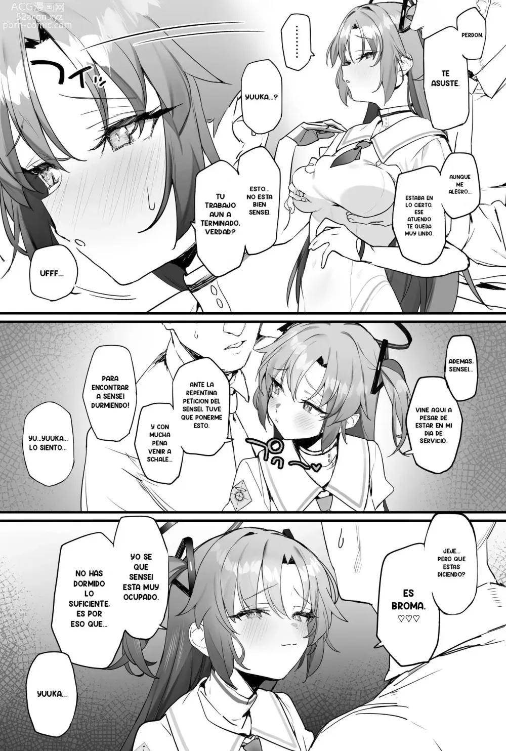 Page 6 of doujinshi Un libro sobre coquetear con Yuuka-chan