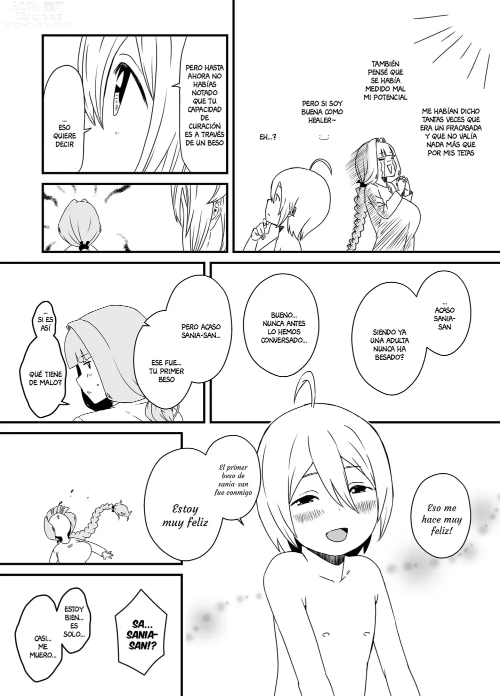 Page 16 of doujinshi Kaifuku Mahou o Kimete Kozukuri Shimakutta Kekka Sekai o Sukueru Kurai Tsuyoku Natta Hanashi.