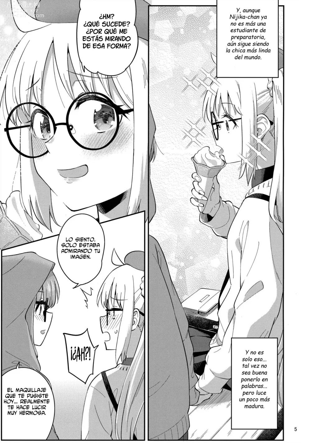 Page 4 of doujinshi Derritiendo tu corazón con cariño