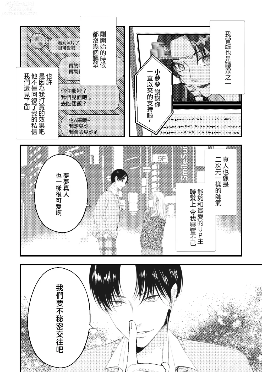 Page 6 of doujinshi 秘密之声～被人气色音UP主当做玩物～