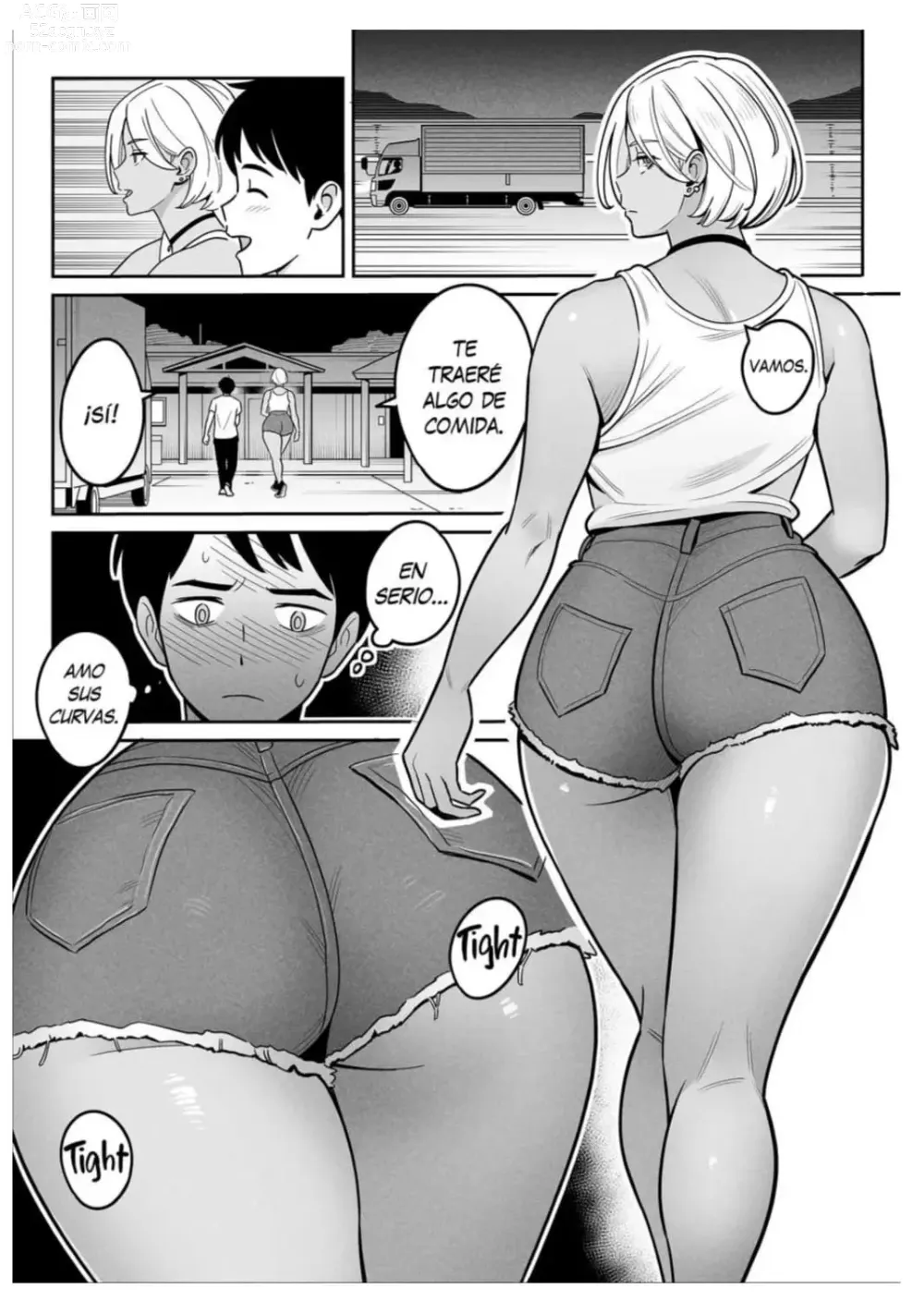 Page 30 of doujinshi El Viaje de la Camionera Gal y el Chico Fugitivo Hacia la Edad Adulta