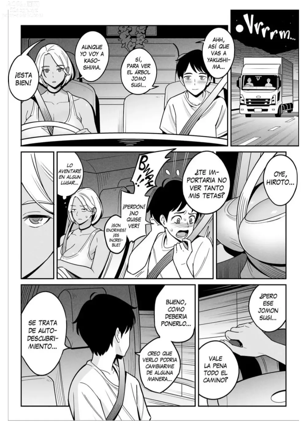 Page 7 of doujinshi El Viaje de la Camionera Gal y el Chico Fugitivo Hacia la Edad Adulta