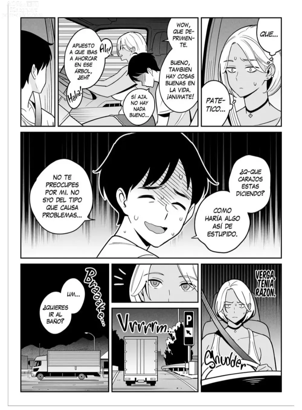 Page 9 of doujinshi El Viaje de la Camionera Gal y el Chico Fugitivo Hacia la Edad Adulta