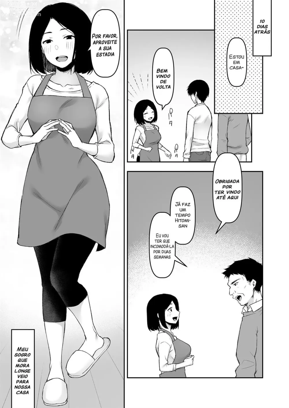 Page 4 of doujinshi On a Night Alone With My Father In-Law