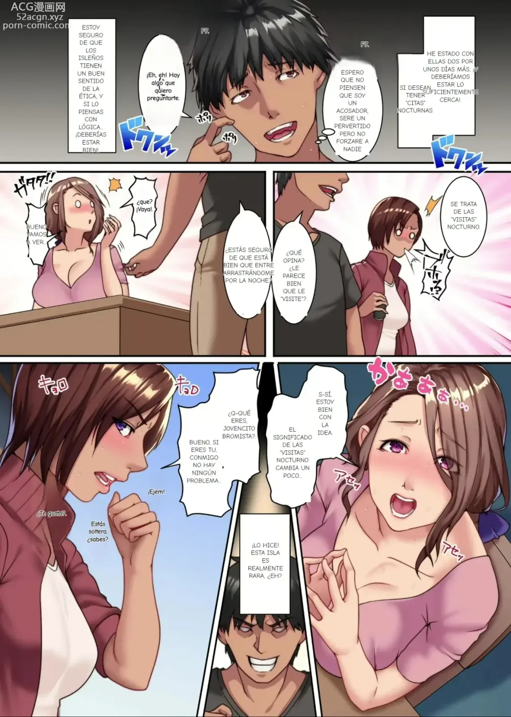 Page 34 of doujinshi Una Isla Donde Sólo Hay Esposas Frustradas