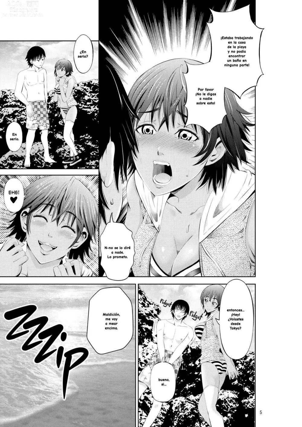 Page 6 of doujinshi My Summer Paradise: Fucking a Beach Girl Behind My Girlfriend's Back (decensored)