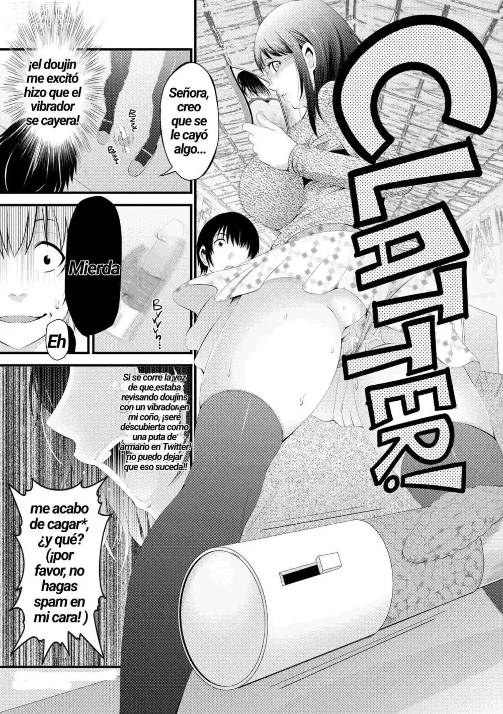 Page 8 of doujinshi ManCli Manko to Cli o Ijirareru no ga Daisuki na Fujoshi nano de Doujin Event no Nikubenki ni Natte mita (decensored)