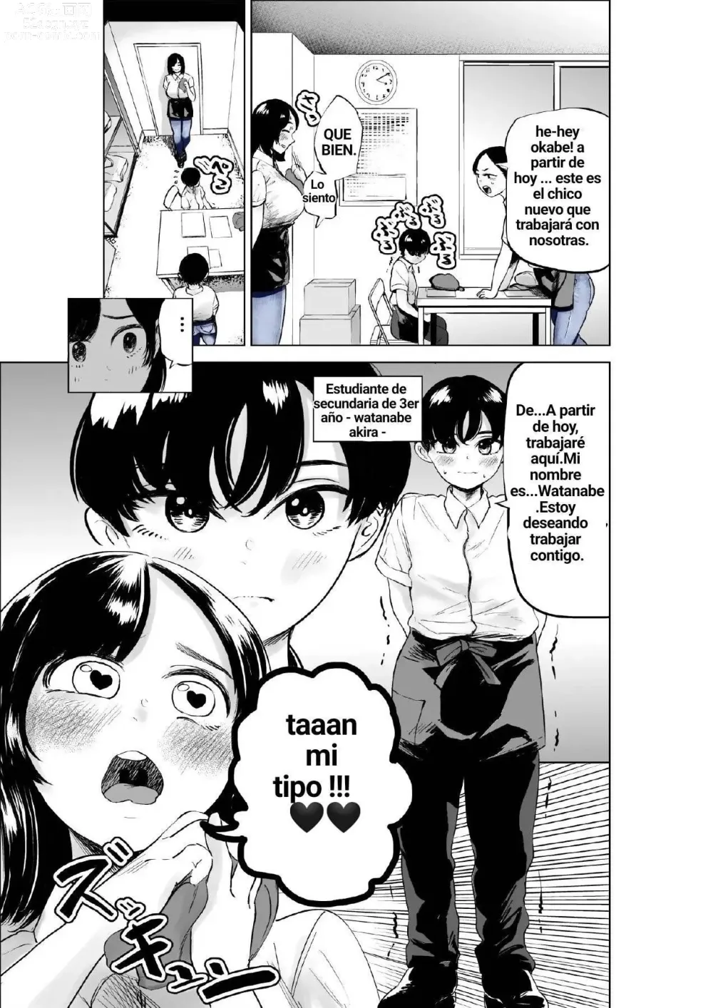 Page 4 of doujinshi Sekkyokuteki na Beit no Senpai no Hanashi