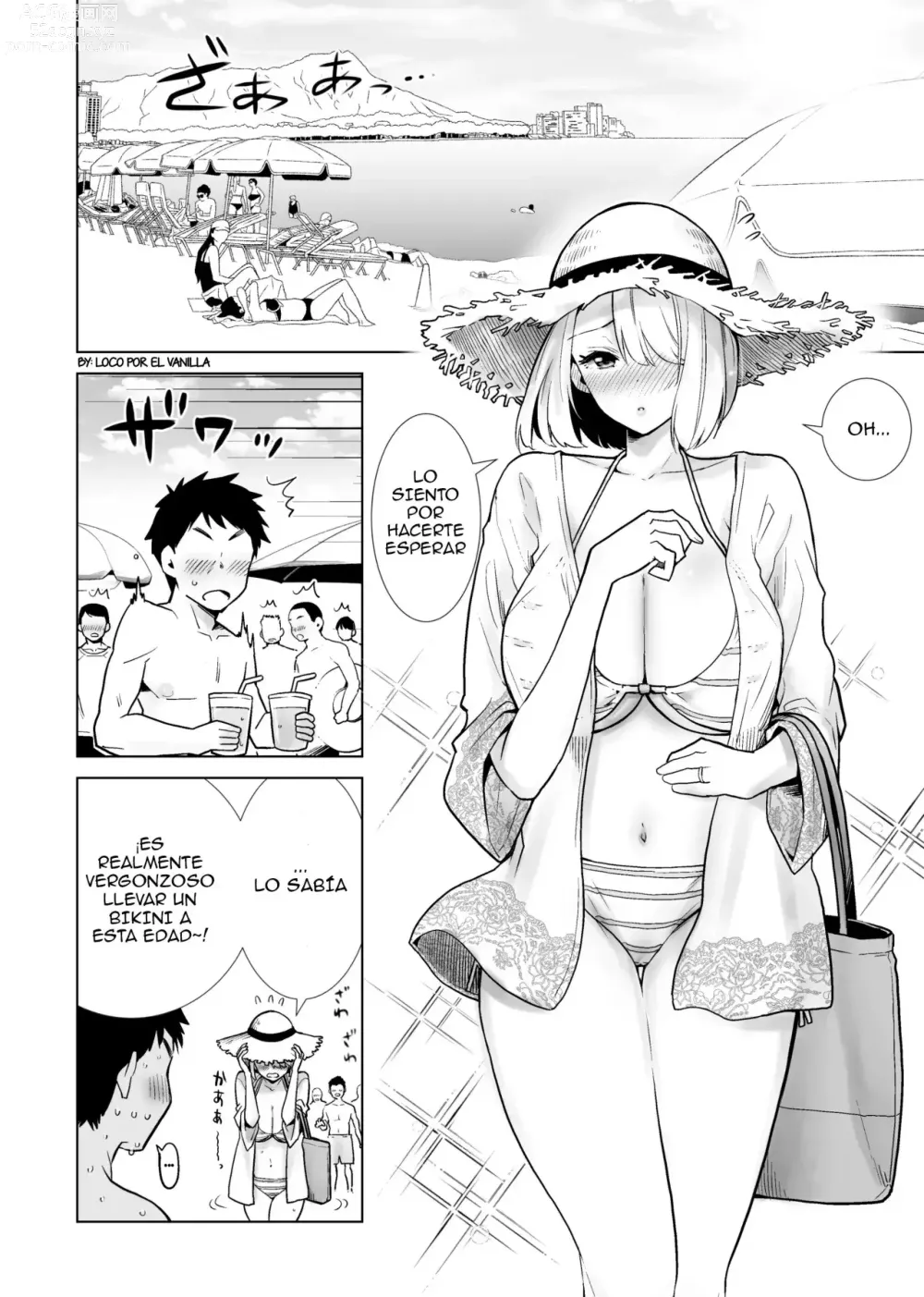 Page 4 of doujinshi La Playa donde la madre de mi amigo se vino con mu gran polla