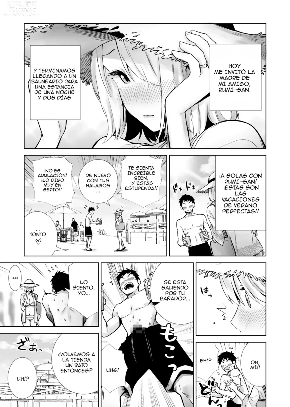 Page 5 of doujinshi La Playa donde la madre de mi amigo se vino con mu gran polla