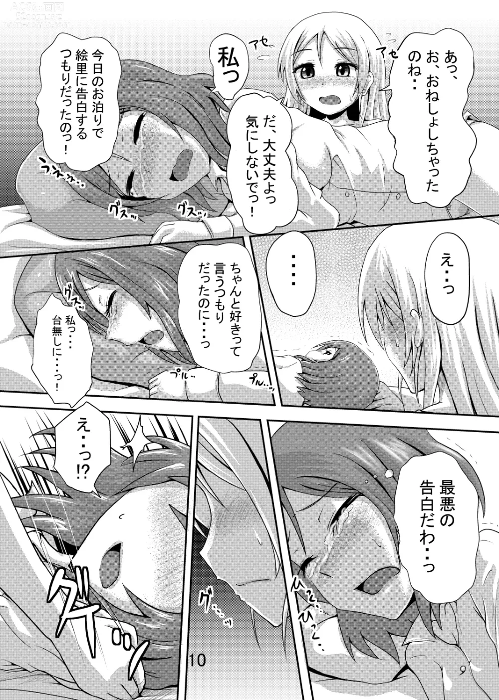 Page 9 of doujinshi Maki-chan no Oshikko ga Yurui Hon